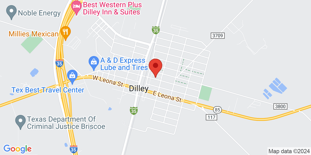 Map of Dilley Public Library